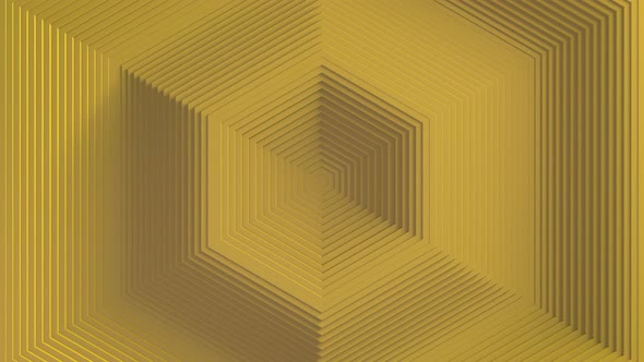 Abstract hexagon pattern with offset effect