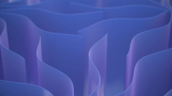 3d Abstract Elegant Wavy Blue Background