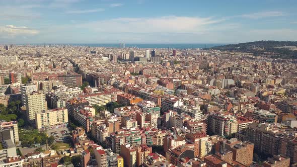 Cityscape of Barcelona alt