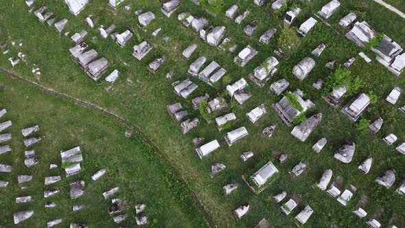 Old Jewish Cemetery In Sarajevo V6 alt