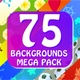 75 Backgrounds. Mega Pack - VideoHive Item for Sale