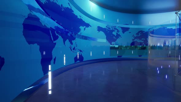 World Map Blue Background alt