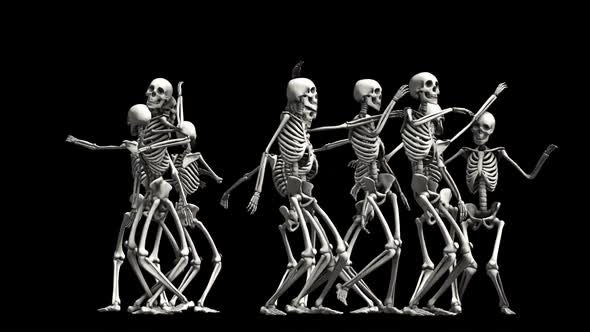 Sexy dancing skeletons with alpha alt