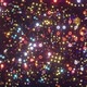 Flying Through Glowing Multicolored Dots and Rings - VideoHive Item for Sale