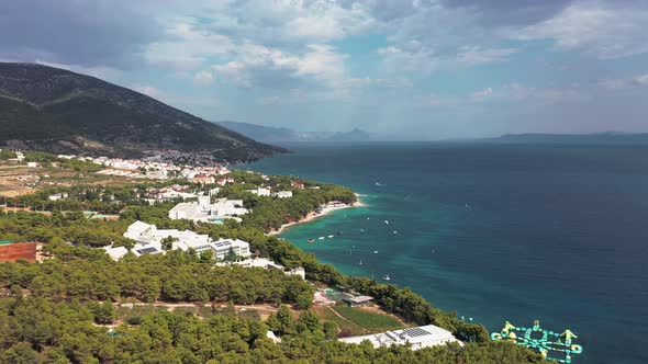 Aerial view of the Golden Cape, Stock Footage | VideoHive