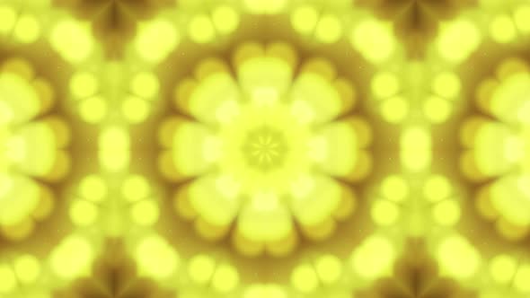 Gold color mandala effect of kaleidoscope alt