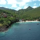 Tropical island drone coast view (Martinique, Anses d'Arlet) - VideoHive Item for Sale