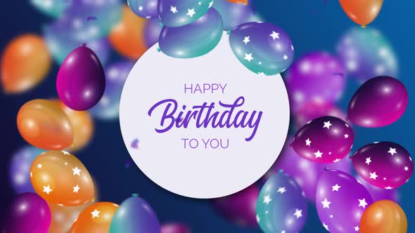 Happy Birthday Celebrations, Motion Graphics | VideoHive