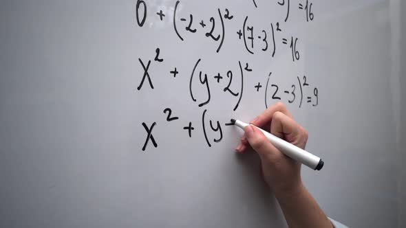 Student Doing Mathematics Exercises