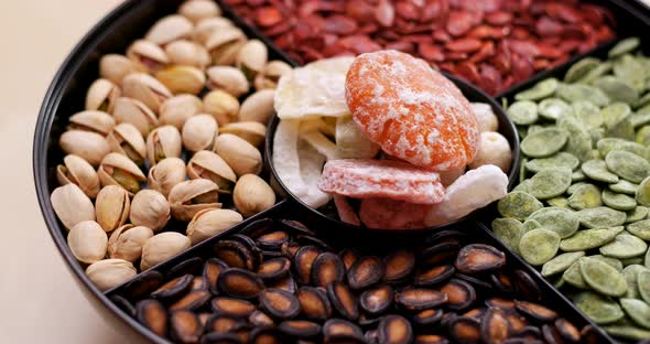 Assorted Chinese snack tray for lunar new year alt