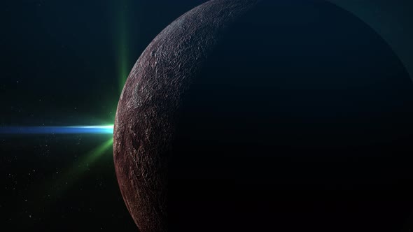 4K Makemake Planet In Deep Space, Motion Graphics | VideoHive