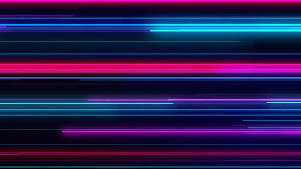 Abstract glowing Particles Lines Background