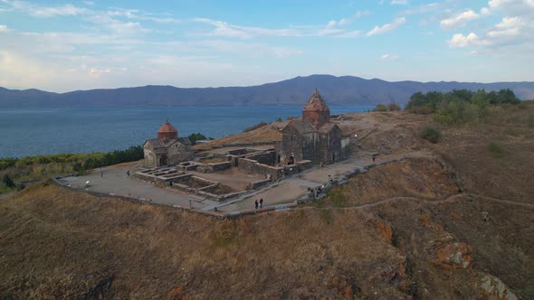 Sevanavank Monastery on Lake Sevan, Armenia.