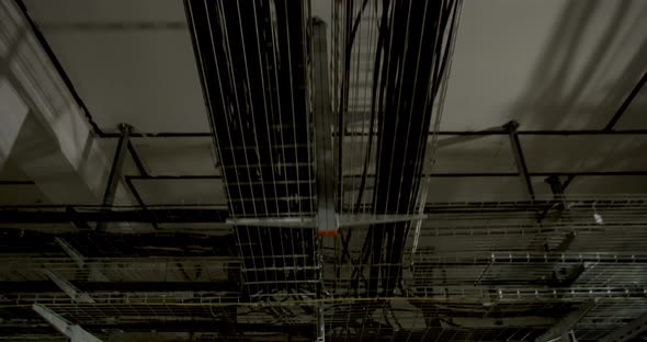 Routing of the Cables at the Factory on the Ceiling in Metal Cages alt