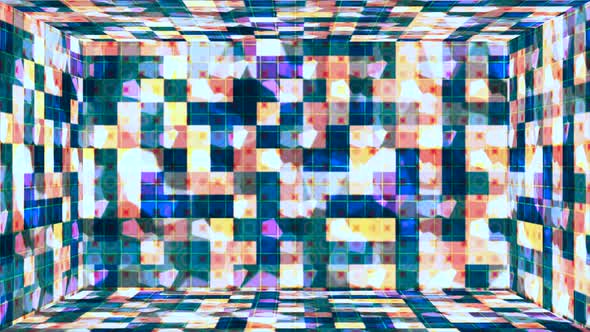 Broadcast Hi-Tech Glittering Abstract Patterns Wall Room 067