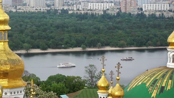 Boats Sailing on the Dnieper