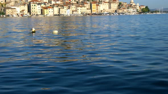 Skyline of Sibenik City in Croatia alt