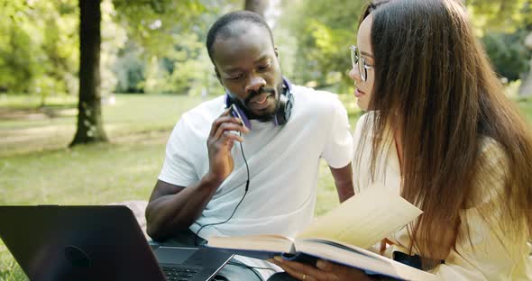 Multiracial Students in Park