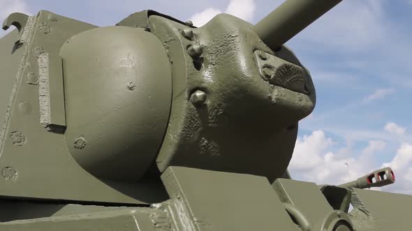 Armored Tower of the Soviet KV-1 Heavy Tank