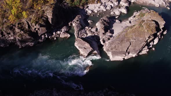 Roaring Megs River Birdseye Aerial