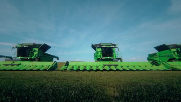 Green Big Harvesters