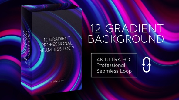12 Gradient Background Loop Pack