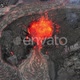 Aerial view Above lava eruption volcano, Mount Fagradalsfjall, Iceland - VideoHive Item for Sale