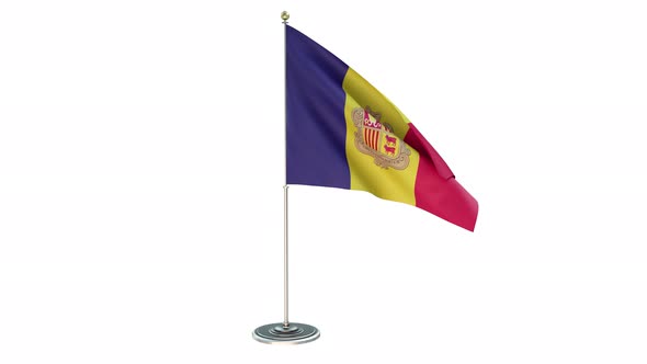 Andorra  Office Small Flag Pole