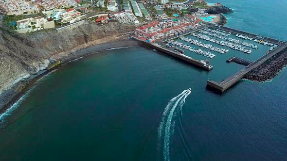 View From the Height of the Town Near Los Gigantes on the Atlantic Coast alt