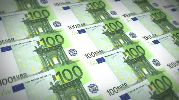Euro Money Bills
