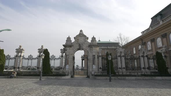 Adorned gate of the Royal Castle