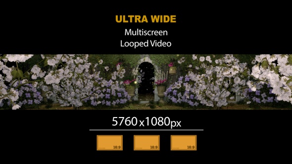 UltraWide HD Luxury Magic Garden Hall 21