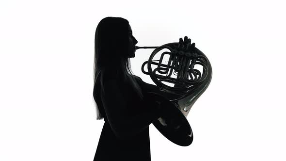 Young Beautiful Plays the French Horn