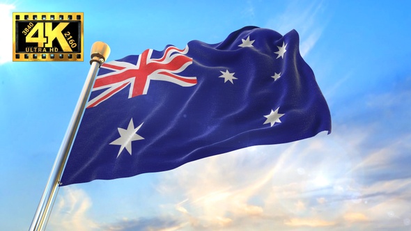 [4K]Australia Flag