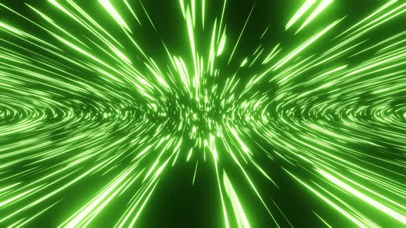 Green Space Travel Vj Loop Background 4K alt