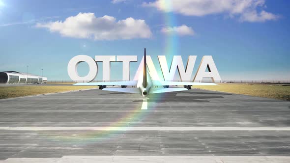 Commercial Airplane Landing Capitals And Cities   Ottawa