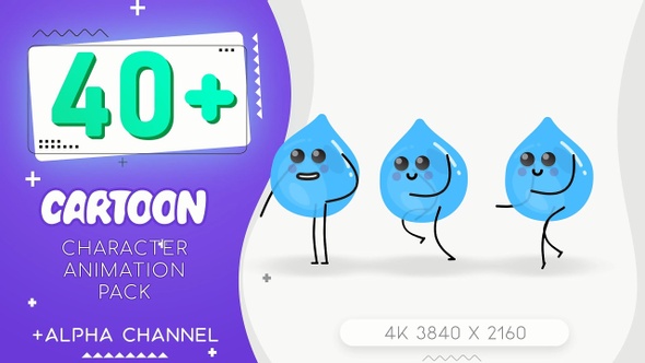 Water Drop Character Pack