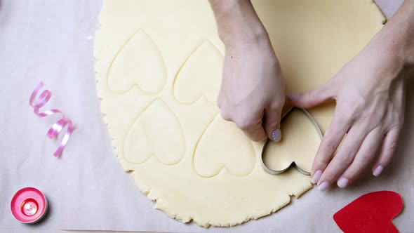 Valentine's Day Heart Cookies