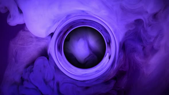 Nebula Purple Circle Color Mix Colorful Abstract Background alt