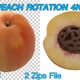 Peach rotation 4K - VideoHive Item for Sale