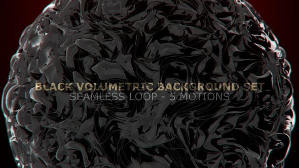 Black Volumetric Backgrounds