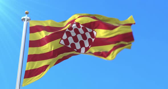 Girona Flag, Spain alt