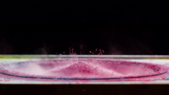 Subwoofer with Pink Paint Powder alt