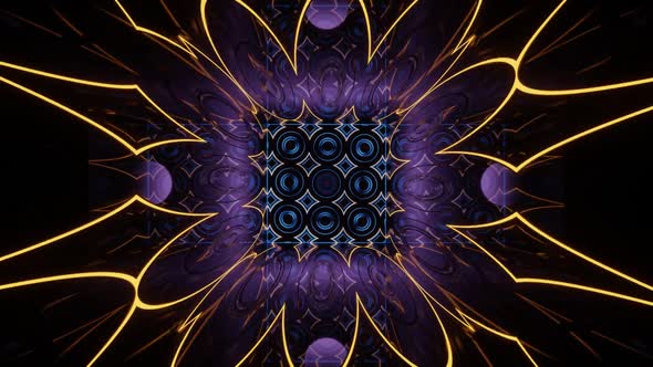 Vj Loop Abstract Mirror Tunnel Lilac Kaleidoscope 02 alt
