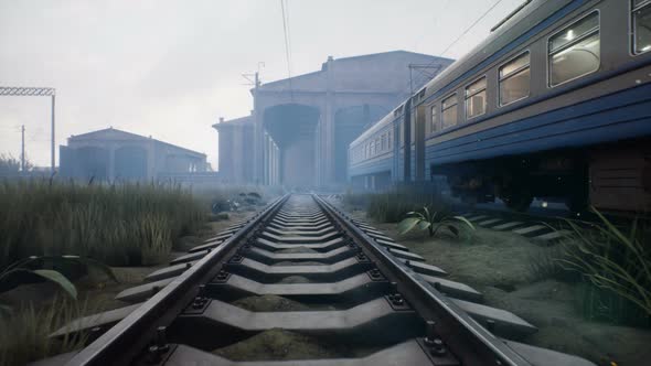 Abandoned Passenger Train