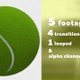 Tennis Ball Looped &amp; Transition - VideoHive Item for Sale