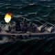 Battleship Firing Heavy Caliber Guns At High Speed - VideoHive Item for Sale