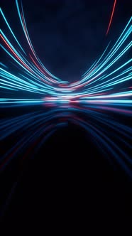 Glowing round illuminated lines alt