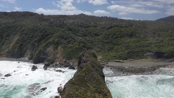 South Coast Track and Lion's Rock, Southwest, Tasmania 4K Aerial Drone