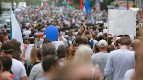 Russian People Demand Law Justice By Protesting in Massive Crowds on Streets